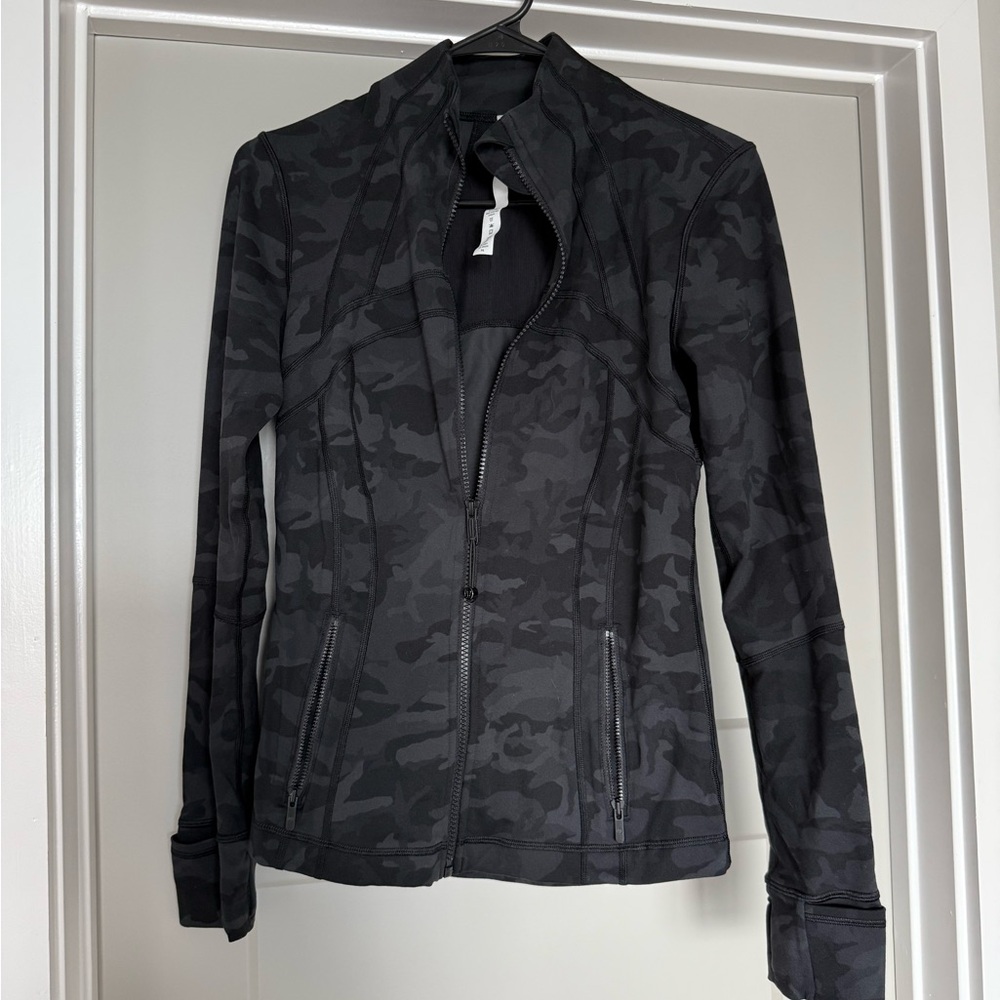 lululemon athletica Black Camouflage Utility Jacket